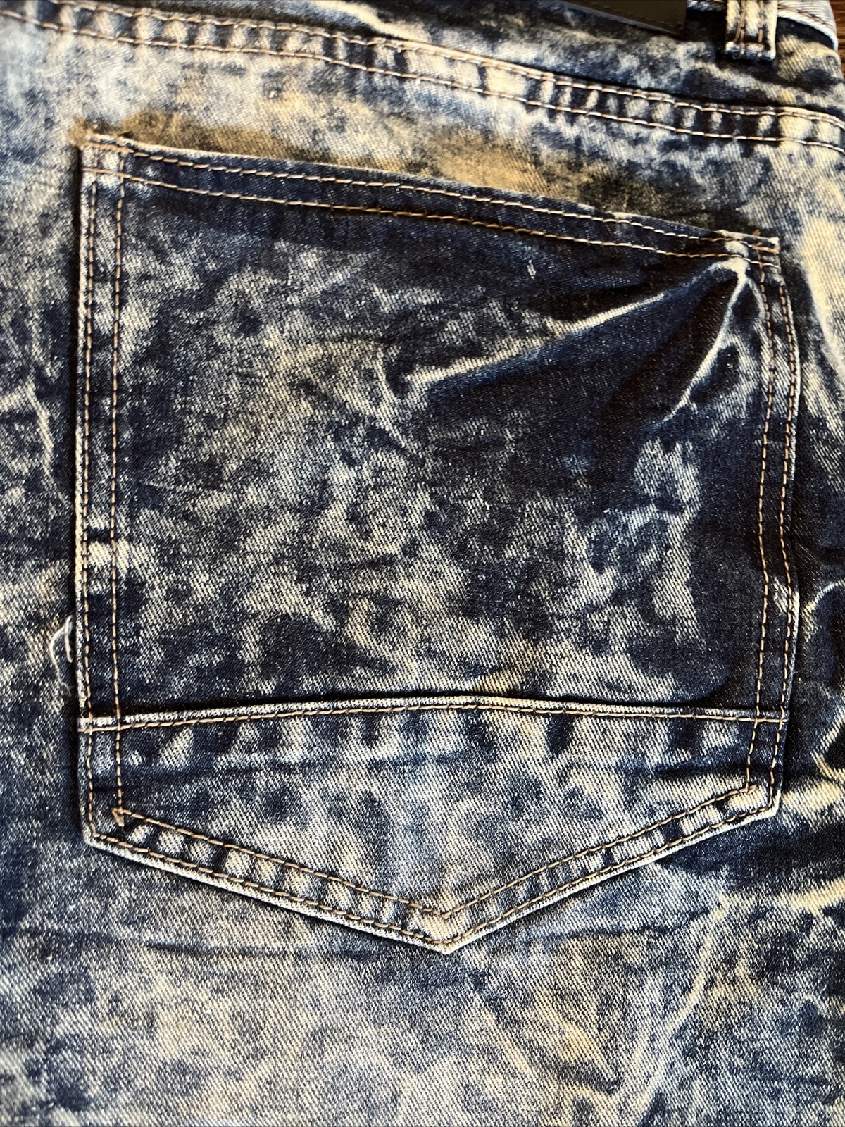 Road Narrows Mens Stonewash Jean Shorts Size 40 (waist 41) - View 10