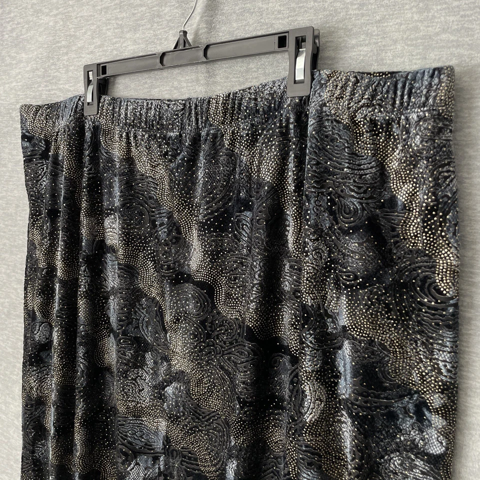 Falda Y2K Caprichosa Celestial Pana Talla 2X Azul Dorado Completo Maxi Hada Oscura Foto 2 de 4