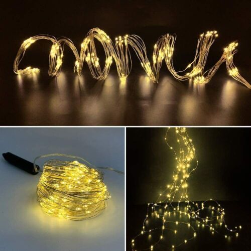 200LED Solar Lichterkette Wasserfall Baum String Lichter Außen Garten Party Deko - Bild 10 von 10