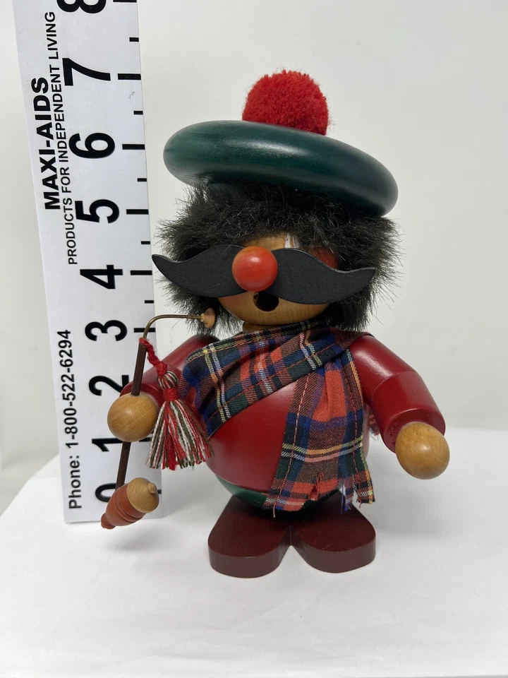 Quemador ahumador de incienso de madera escocés alemán irlandés Foto 2 de 4