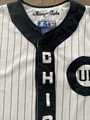 Vintage Starter Chicago Cubs 1907 Nadelstreifen Trikot Cooperstown Herren Größe Large - Bild 2 von 23