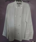 Uncommon Threads Uniform Chef Coat/Jackets (Lot of 2 White Large poly/cotton)