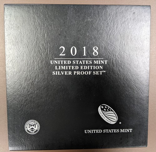 United States U.S. Mint 2018 Limited Edition Silver Proof Set w/ Box COA OGP - 第 5/7 張圖片