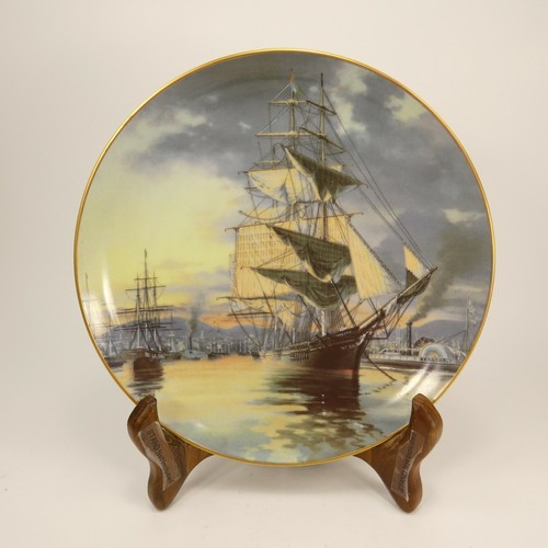 FLYING CLOUD Great Clipper Ships Plate Collection 1981 Franklin Porcelain UHH&L - Picture 1 of 11