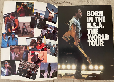 BRUCE SPRINGSTEEN & the E STREET BAND - 1984-85 WORLD TOUR PROGRAM
