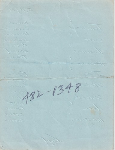 5-16-81 St. Louis Cardinals Game Used Signed Umpire Lineup Card - Whitey Herzog - Picture 2 of 2