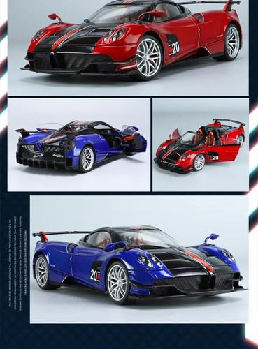 1:18 Pagani Huayra Roadster BC Toy Car Diecast Model Car for Kids Adults Gifts - Picture 21 of 23
