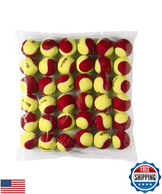 WILSON Youth Tennis Balls - Starter Red, Pack of 36 Balls