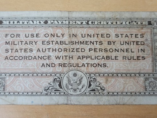 USA 5 Five Cents Military Payment Certificate MPC Series 461 5C Note Bill - Picture 6 of 6