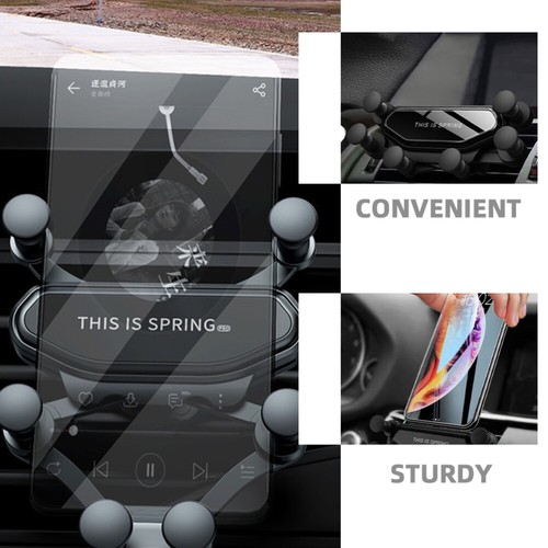 Air Vent Phone Holder For Car Universal Vent Phone Mount Phone Holder Car Phone - 第 2/12 張圖片