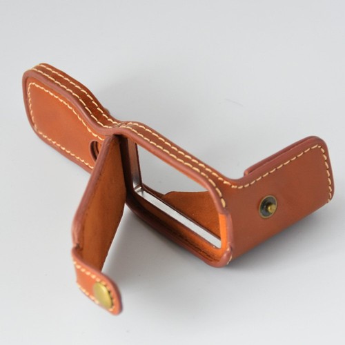 PU Leather Camera Case Bag Half Body For Canon EOS M10 M100 M200 Bottom Cover - Picture 6 of 14