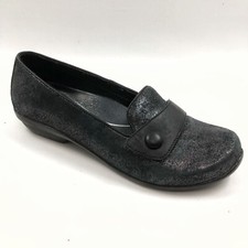 Dansko Olena Women  s Sz 8.5 /39 Black Leather Pumps Loafers