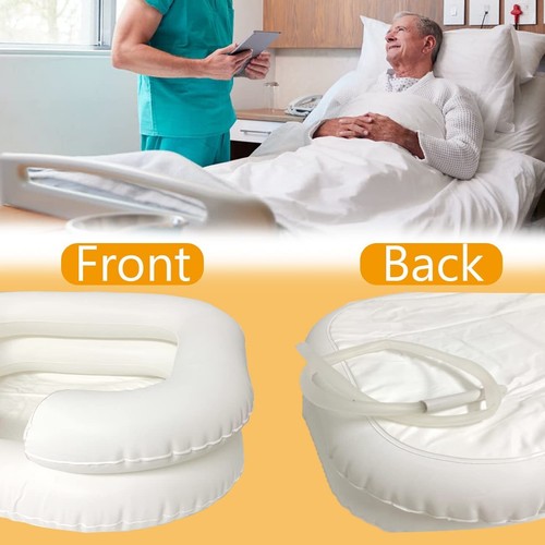 Inflatable Shampoo Basin for Bedside Hair Washing Aids in Bed Travel Indoor - Picture 7 of 7