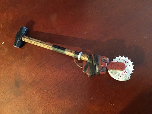 Monster Hunter 4 Rathalos Sword / Dead Rising 3 Sledgesaw Pen Replica Loot Crate - Picture 4 of 9
