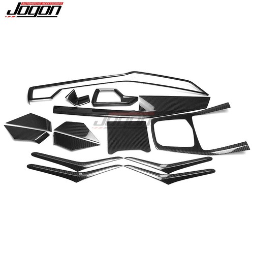 Real Carbon For BMW X5 G05 M60i X5 M 2023+ Console Interior Trim Kit Door Panels - Picture 13 of 15