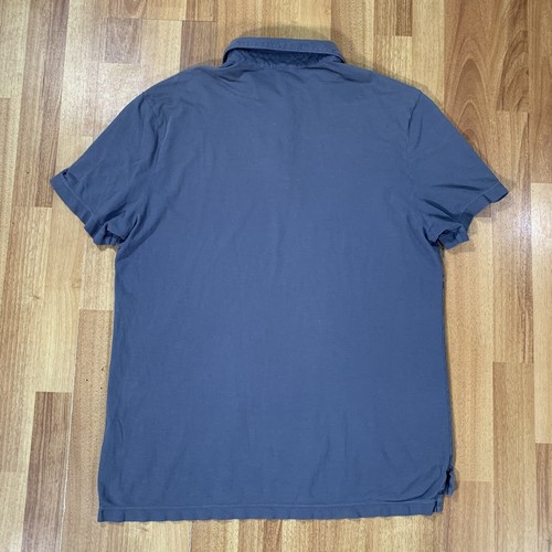 James Perse Polo Shirt Mens 2 Medium Gray Fitted Casual Soft Cotton - Picture 6 of 8