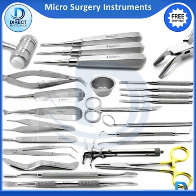 #ad Pro Oral Surgery Kit Extraction Elevators amp; Periodontal Tools Dentist Approved $82.42