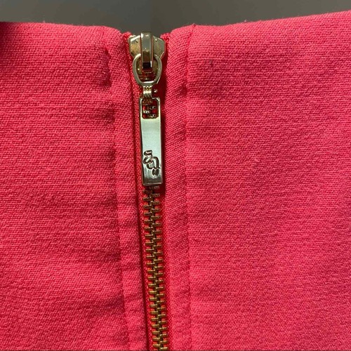 Abito Eliza J rosa tubino gomma da masticare rosa cappuccio manica carriera elegante classico 4P - Foto 10 di 10