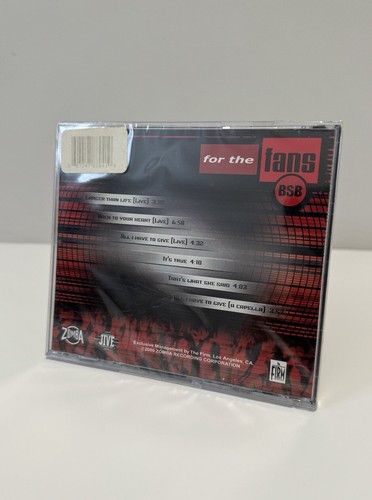 Backstreet Boys For The Fans CD 1 2 3 Set Promo Live Concert 2000 NEW Sealed - Picture 4 of 11