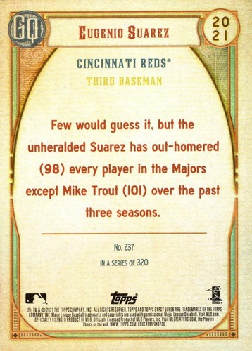 2021 Topps Gypsy Queen Base Set - You Choose #1-320 - 2 CARD MINIMUM! - Picture 277 of 333