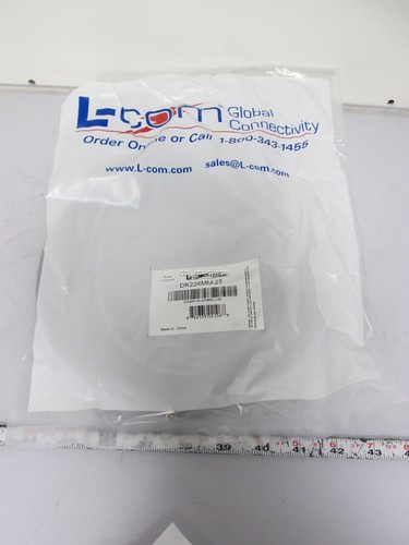 New L-Com DK226MM-25 Extension Cable for PS/2 Keyboard / Mouse 25' Gray - Picture 1 of 3