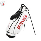 Ping Golf Hoofer Lite Custom Carry Stand Bag 8.5in 4-way Lightweight White/Red