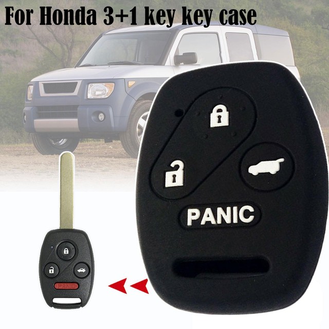 4 Buttons Remote Keyless Silicone Car Key Fob Cover 8E5T Accord For Honda' 4 Buttons Remote Keyless Silicone Car Key Fob Cover 8E5T Accord For Honda'