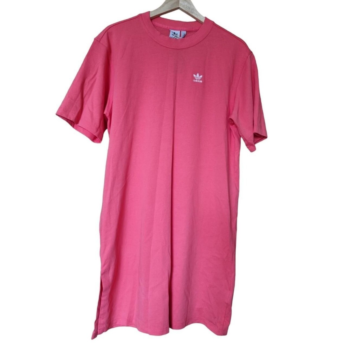Boxy Tee Vapour Pink Adidas Shirt Adidas Originals T Shirt Dress In