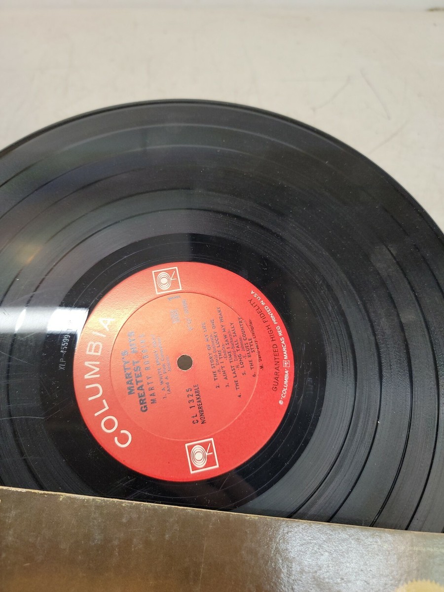 MARTY ROBBINS GREATEST HITS LP Columbia CL1325 1959 | eBay