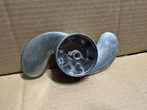 Vintage Boat Trolling Motor Prop Propeller Aluminum -V04 - Picture 2 of 2