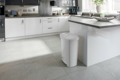 Addis Plastic Family Kitchen Utility Pedal Bin, 50 Litre, Linen Cream 517264ebay - Picture 3 of 7