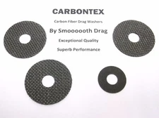 DAIWA REEL PART Sealine SLX40SHA (4) Smooth Drag Carbontex Drag Washers #SDD110