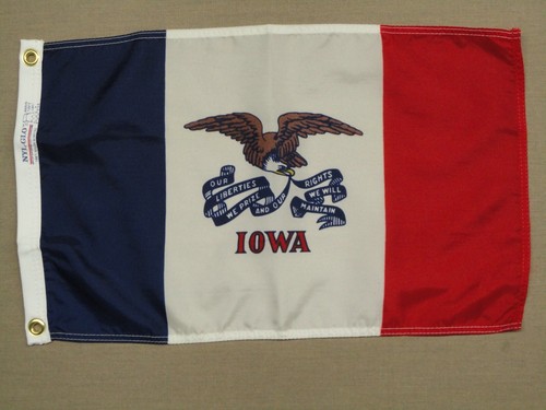 Iowa Annin Flagmakers State Nylon Flag Indoor Outdoor All Sizes - Picture 6 of 14