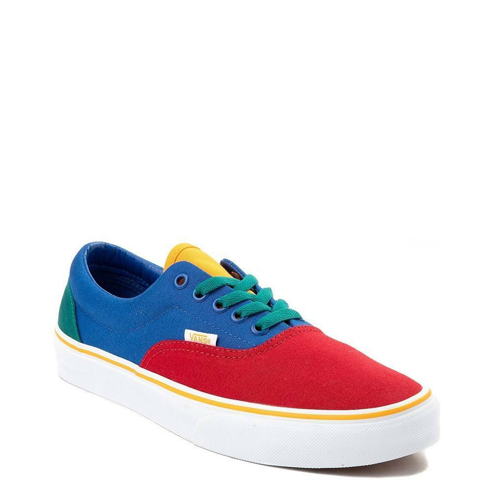 vans era color block sneakers in multi