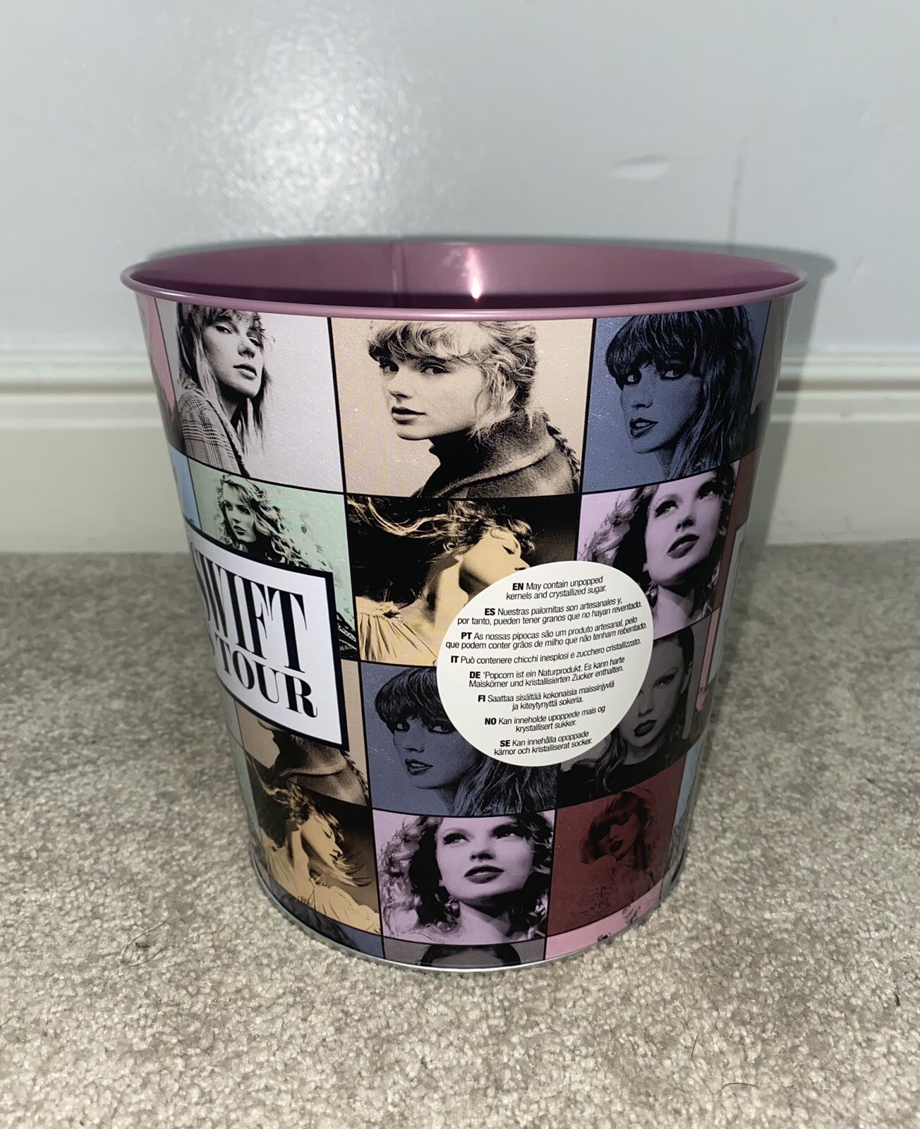 Taylor Swift The Eras Tour Concert Odeon Popcorn Tin Bucket BRAND NEW 🚚 eBay
