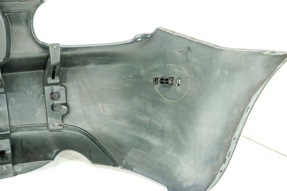 06-15 Mazda MX-5 Miata OEM Rear Bumper Cover 32S, Galaxy Gray Mica 5094 - Image 4 of 4