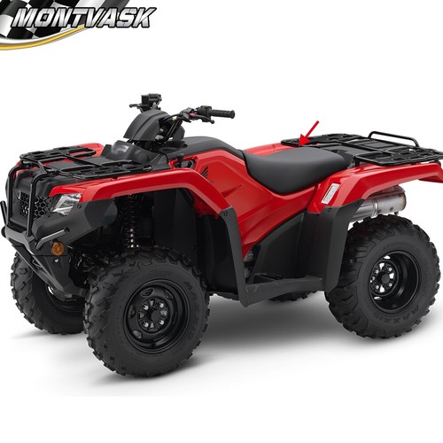 Fit For 2007-2012 Honda Rancher 420 Leather Seat Cover Protector Standard Black - Picture 12 of 12