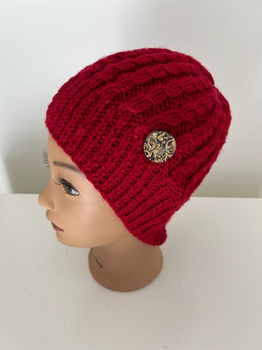 NEW Handmade Knitted Wool Beanie Winter Hat- Different Style & Colors One Size - Picture 12 of 72