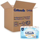 Cottonelle Professional Standard Roll Bulk Toilet Paper (12456), White (48 Rolls