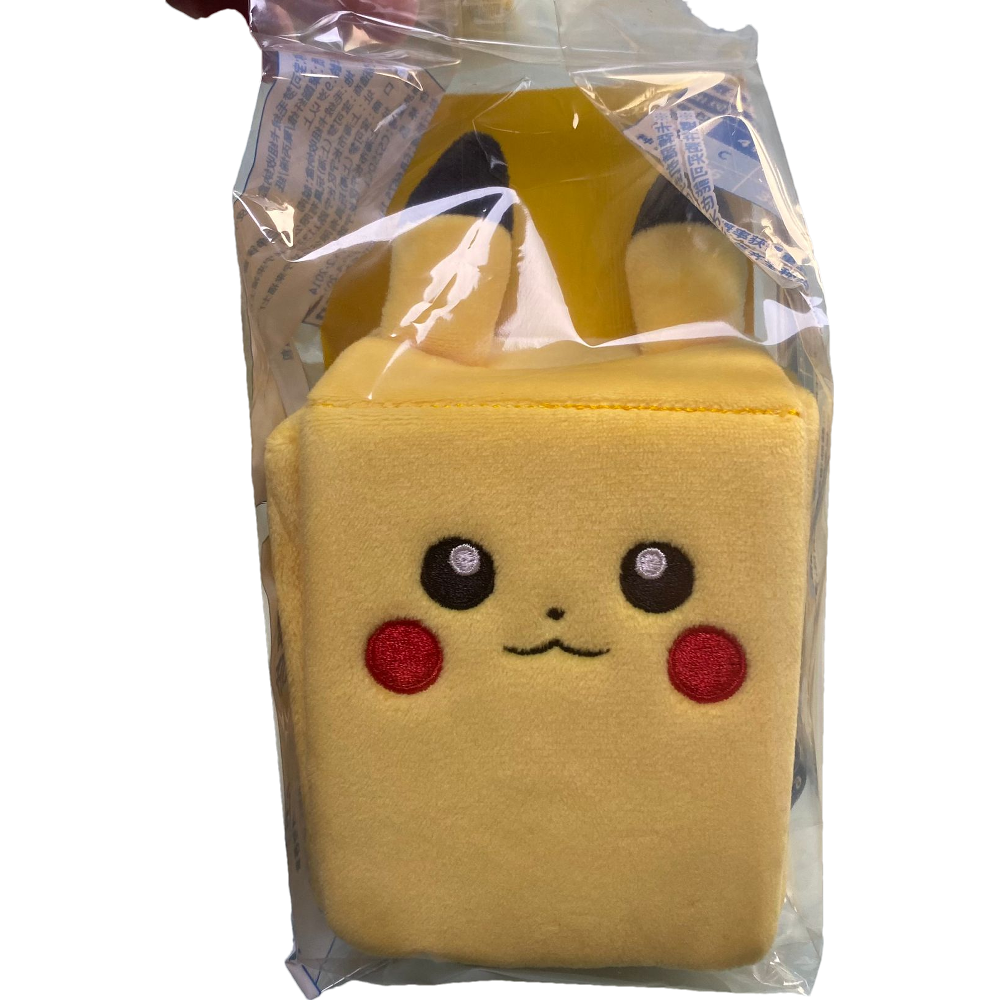 pokemon card game scarlet & violet plush deck case pikachu Large Collection : Toys Games You can store 90 cards in the deck shield and 180 cards in the deck without it Pokemon Card Game Plush Deck
