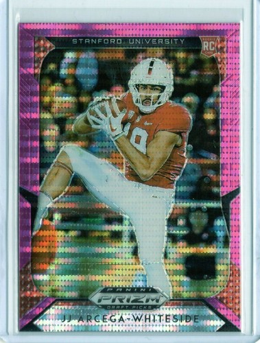 JJ ARCEGA-WHITESIDE 2019 NFL Panini Prizm DRAFT PICKS PINK PULSAR PRIZM ROOKIE  - Picture 1 of 2