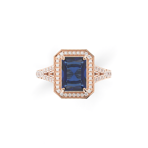 Anillo hecho a mano de piedras preciosas de tanzanita corte rectangular de plata de ley 925 envío gratuito - Imagen 31 de 36