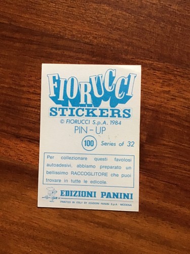 STICKERS FIORUCCI 1984 - con Velina - Foto 77 di 141