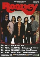Rooney - Calling The World, Tour 2007 | Konzertplakat | Poster