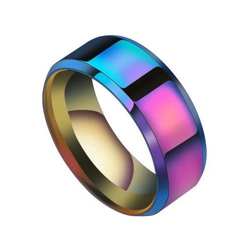 Stainless Steel Titanium 8mm Brushed High Polished Wedding Band Ring Men Women - Picture 10 of 12
