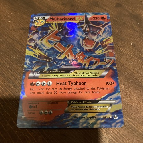 MCharizardEX HP220 Heat Typhoon Holographic Pokemon Card | eBay