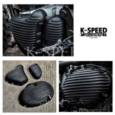Black Diablo engine cover for Royal