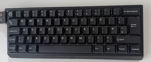 Wooting 60he+ with Black on White keycaps - Photo 4/4