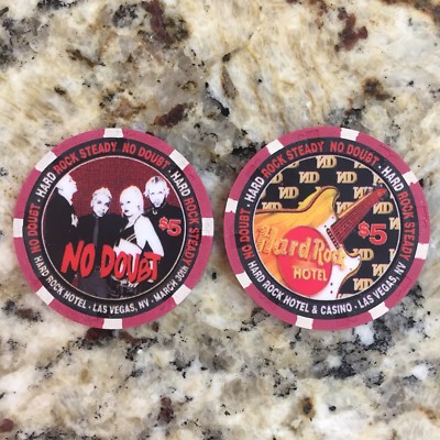 Uncirculated//Mint Hard Rock Las Vegas $5 The Who 2002 Casino Chip