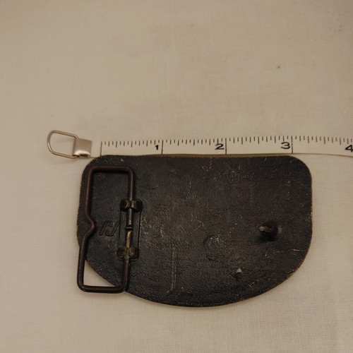 Vintage Raleigh Lights Metal Belt Buckle Semi Trucker - Picture 3 of 3